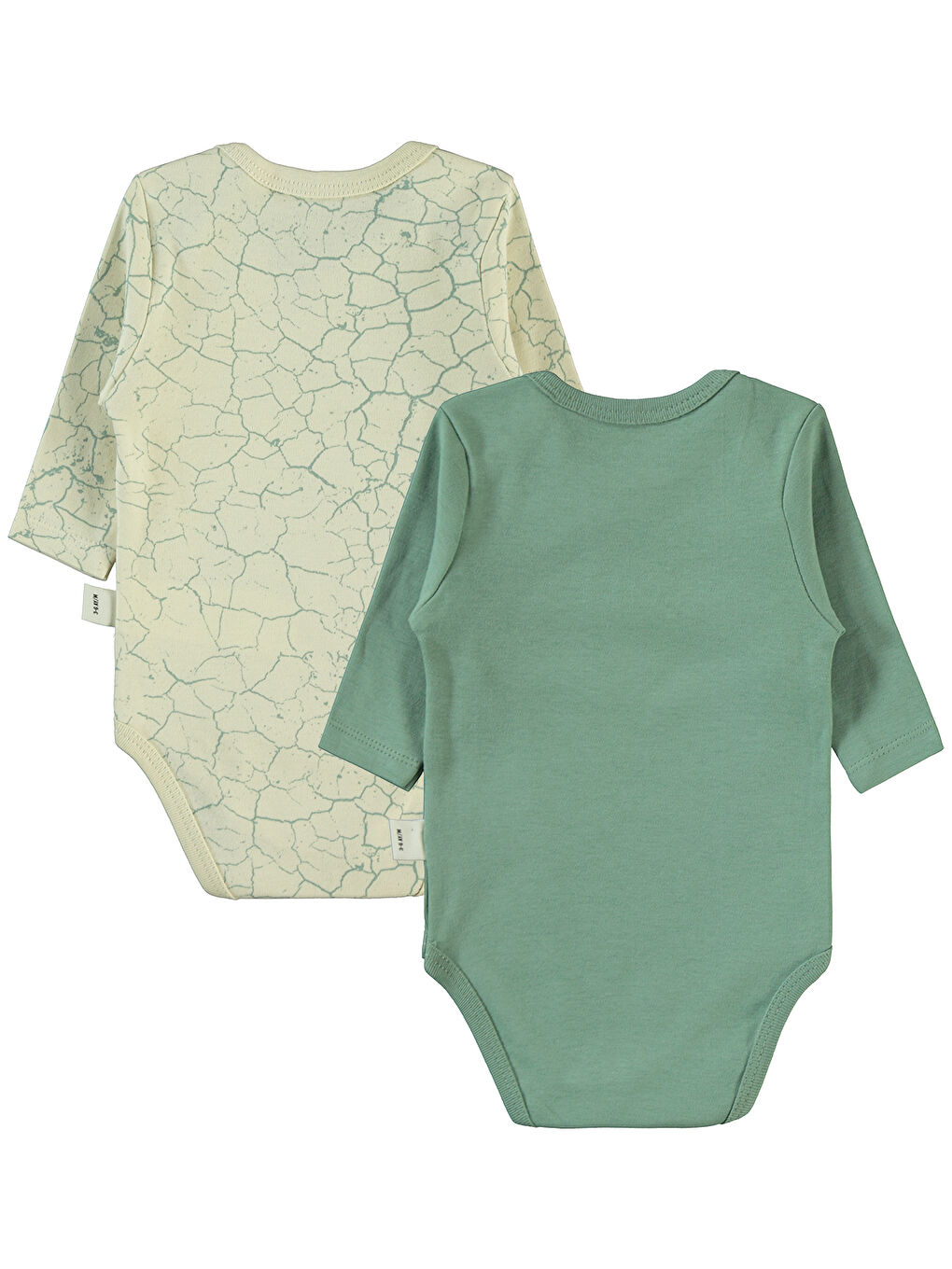 Bebek 2'li Çıtçıtlı Badi 3-18 Ay Çağla Yeşili-1