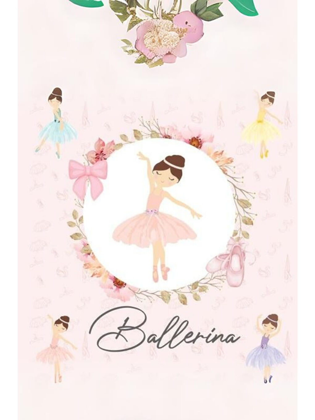 Karışık Çok Renkli Balerin Temalı Parti Banner-1