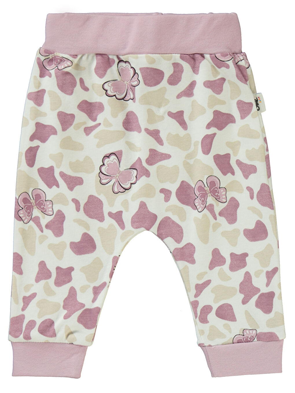 Baby Kız Bebek 2'li Patiksiz Tek Alt 6-18 Ay Lila-3