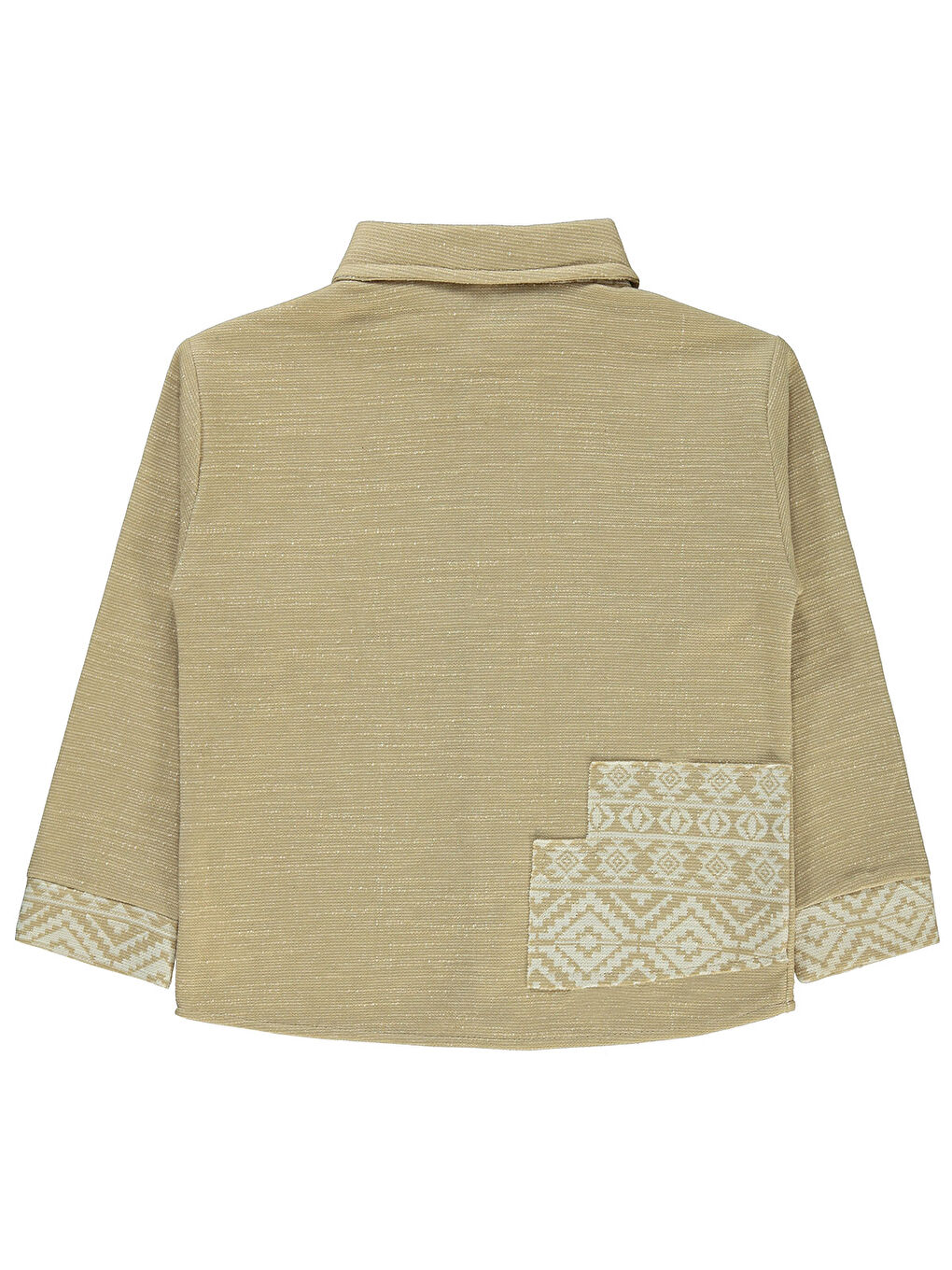 Kahverengi Boys Erkek Çocuk Gömlek 6-9 Yaş Bisküvi-1