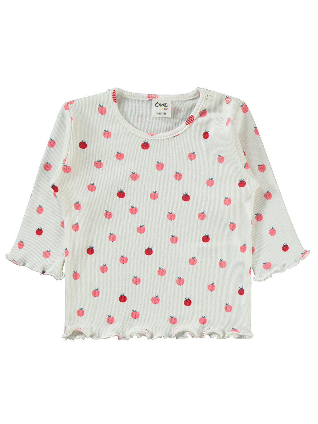 Baby Kız Bebek Takım 6-18 Ay Ekru-2