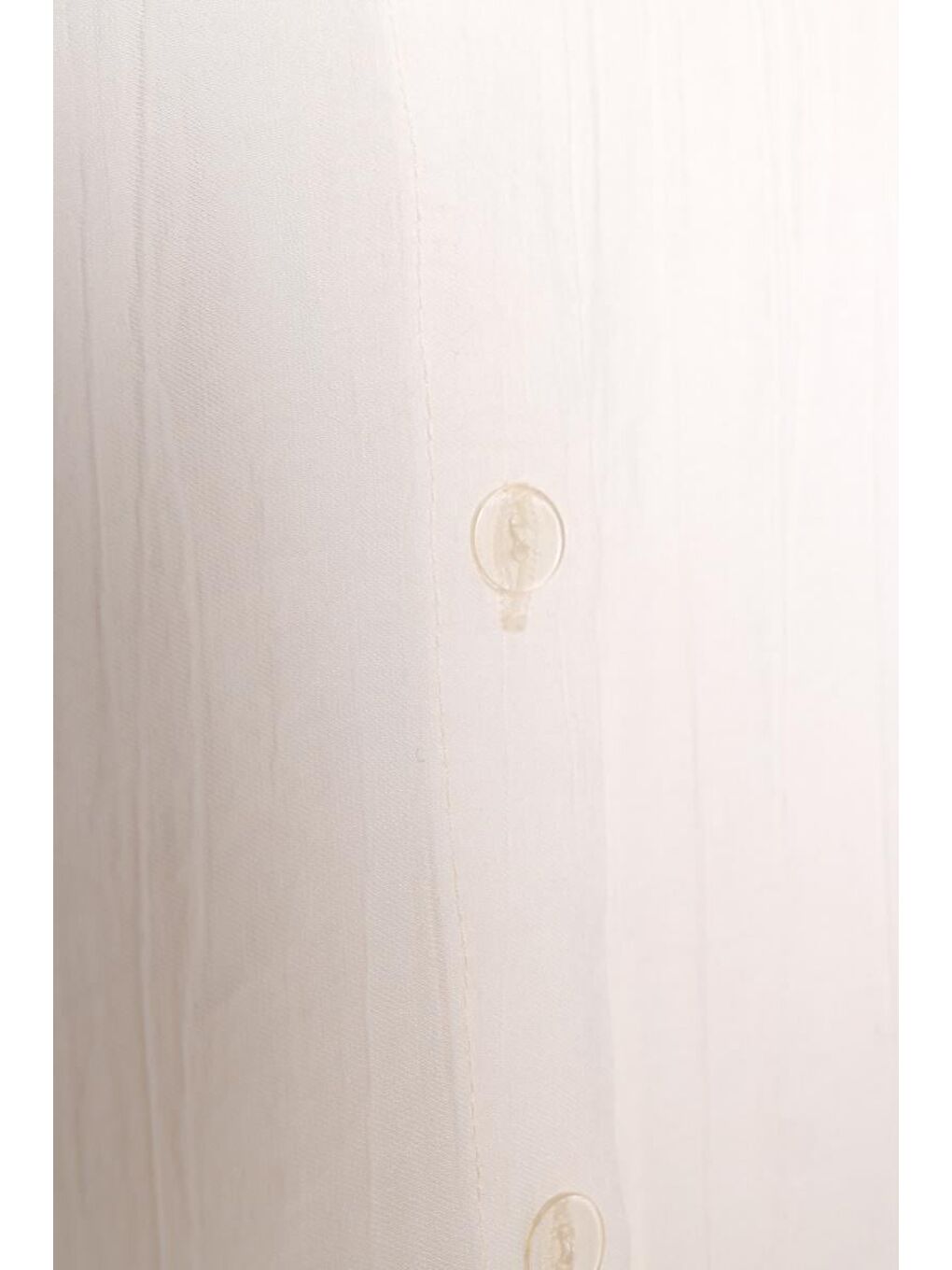 Ekru Manşet Detaylı Düğmeli Gömlek-6