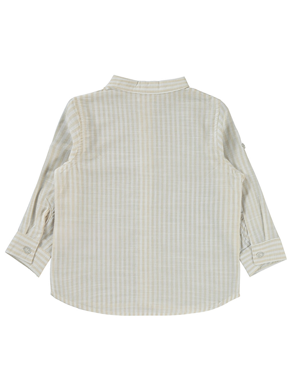 Kahverengi Baby Erkek Bebek Gömlek 6-18 Ay Sütlü Kahve-1