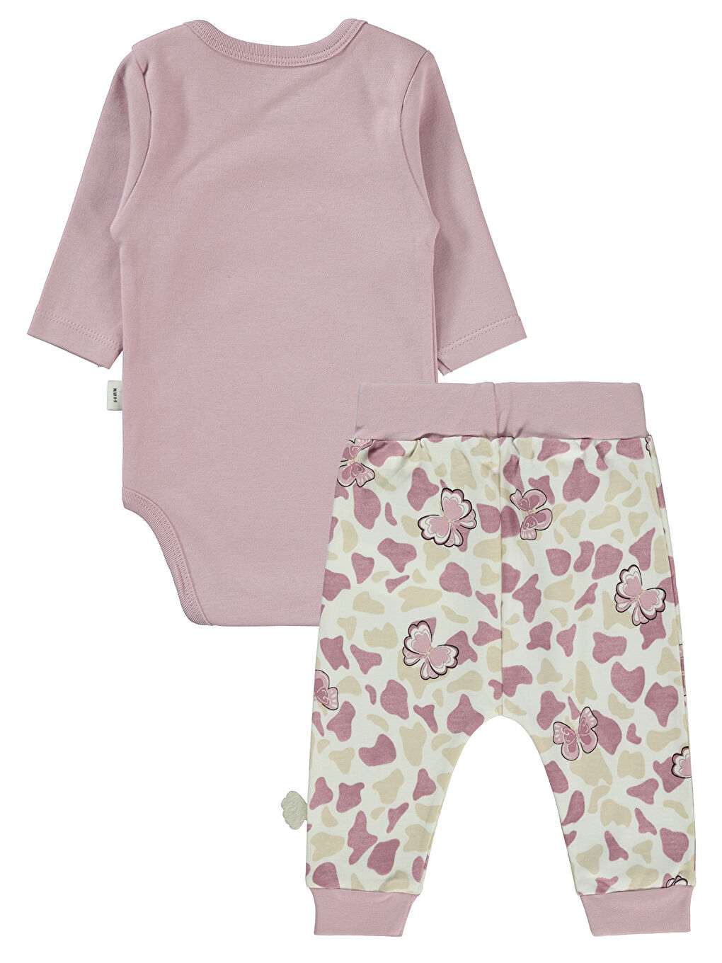 Baby Kız Bebek 3'lü Takım 6-18 Ay Lila-1