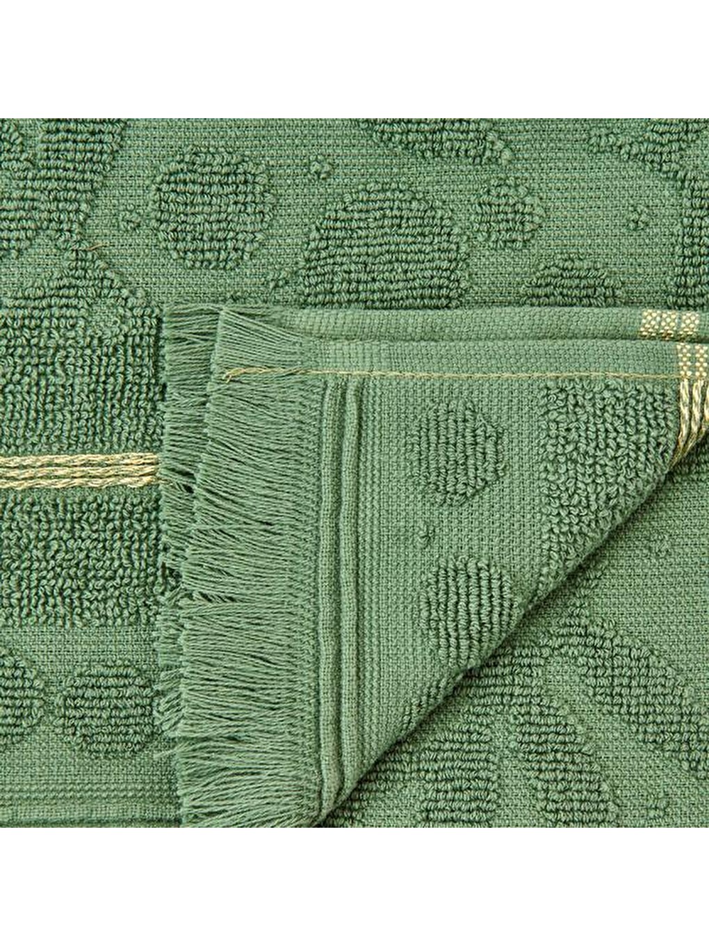 Soft Zeleno Yüz Havlusu - Yeşil - 50x70 Cm-2
