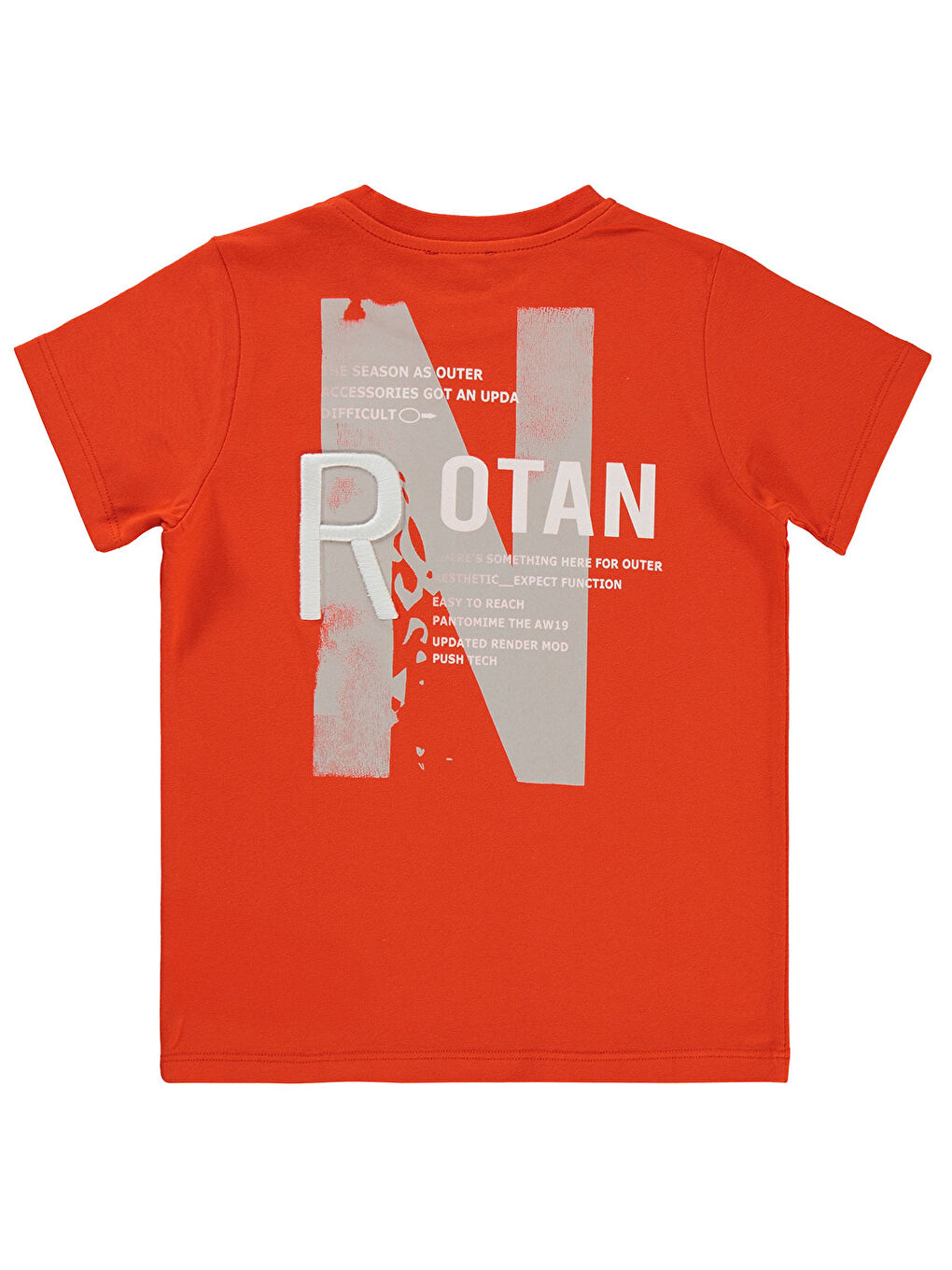 Kırmızı Boys Erkek Çocuk Tişört 10-13 Yaş Nar-2