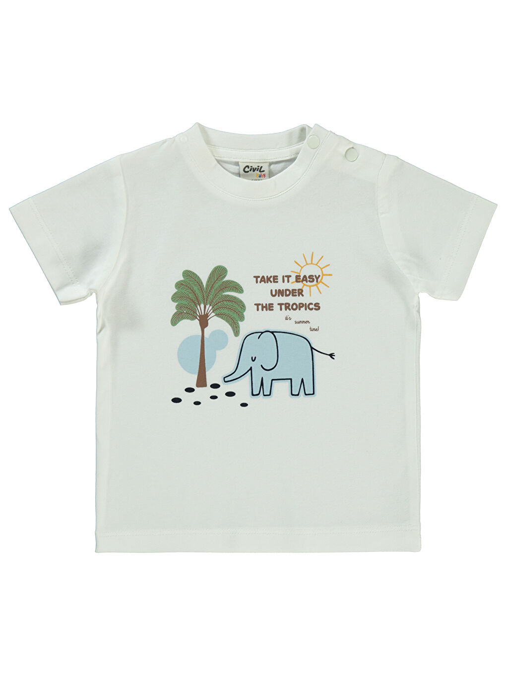 Baby Erkek Bebek 3'lü Tişört Set 6-18 Ay Lacivert-1