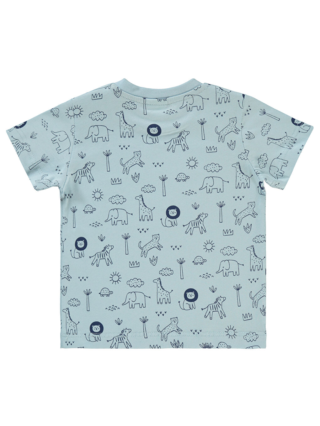 Baby Erkek Bebek 3'lü Tişört Set 6-18 Ay Lacivert-6