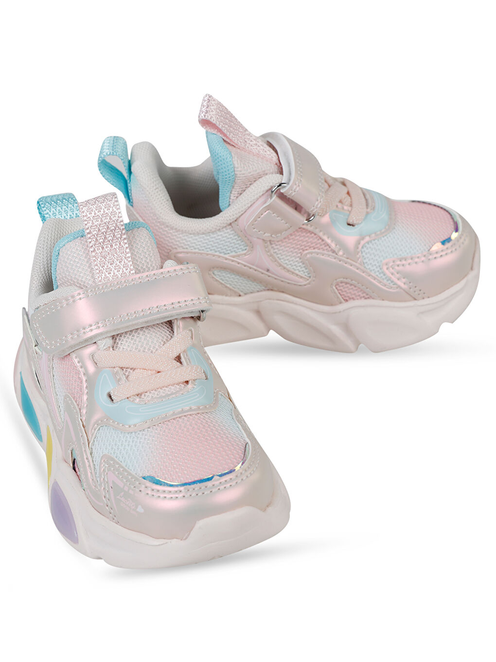Pembe Sport Kız Çocuk Spor Ayakkabı 22-25 Numara Pudra-1