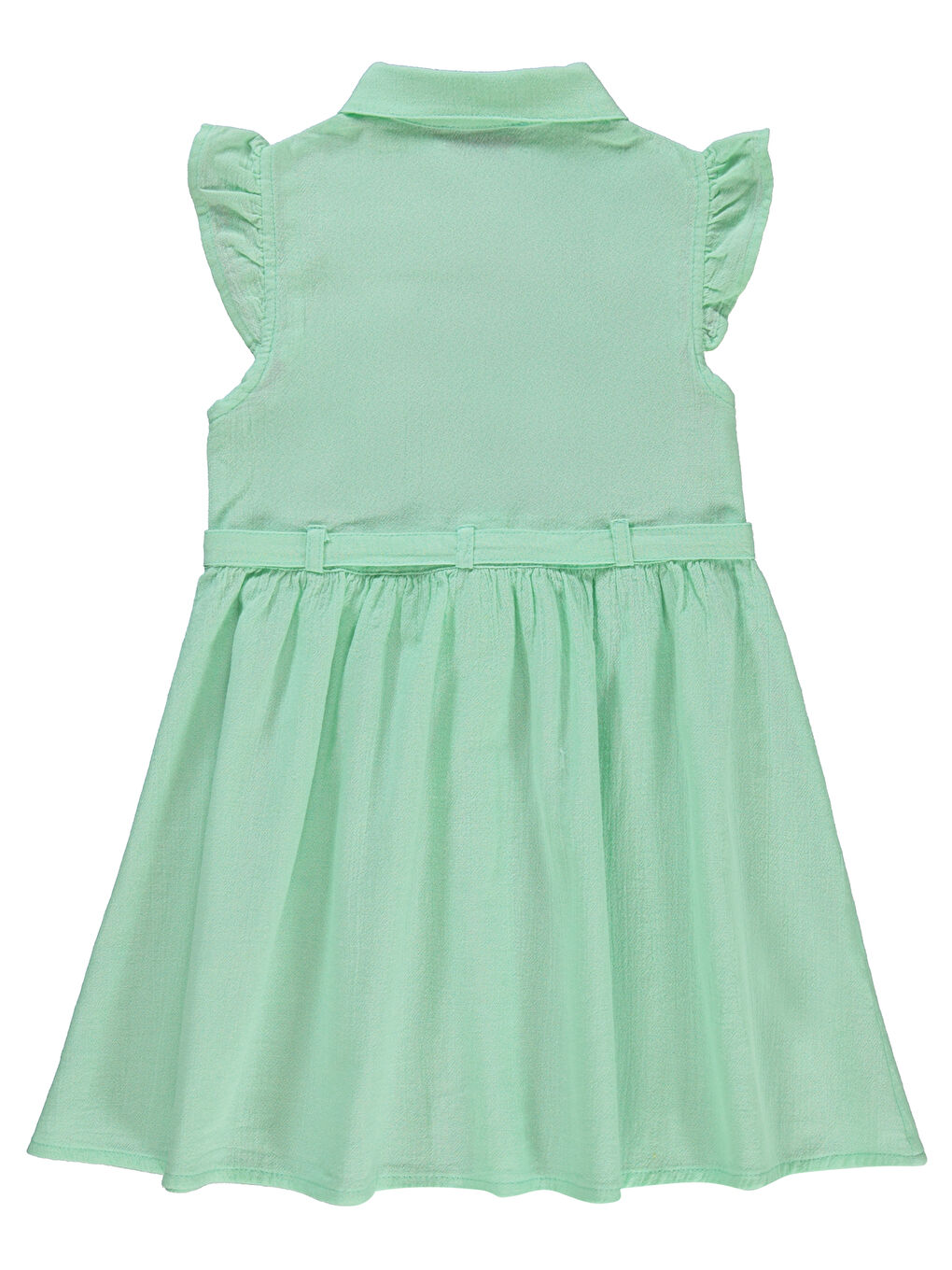 Girls Kız Çocuk Elbise 6-9 Yaş Çağla Yeşili-1