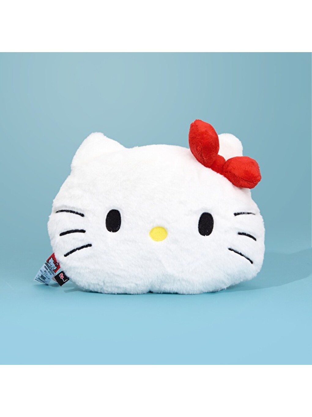 Soft Hello Kitty Figürlü Yastık - Beyaz - 38x40 Cm-1