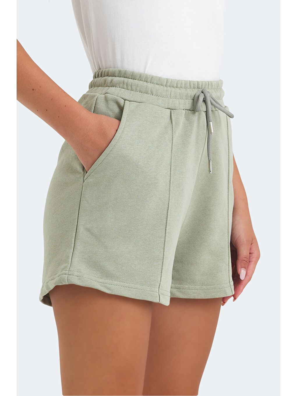 Turkuaz VIXI Kadın Cepli Su Yeşili Şort-1