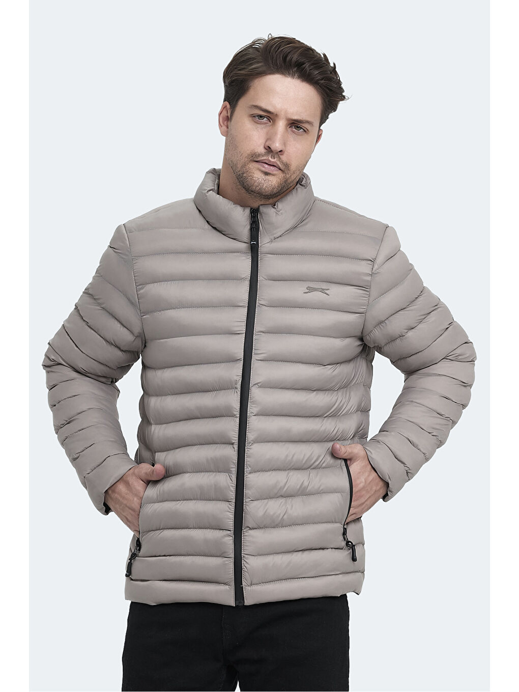 Bej HAYDEN IN Erkek  Kaban Taş Gri