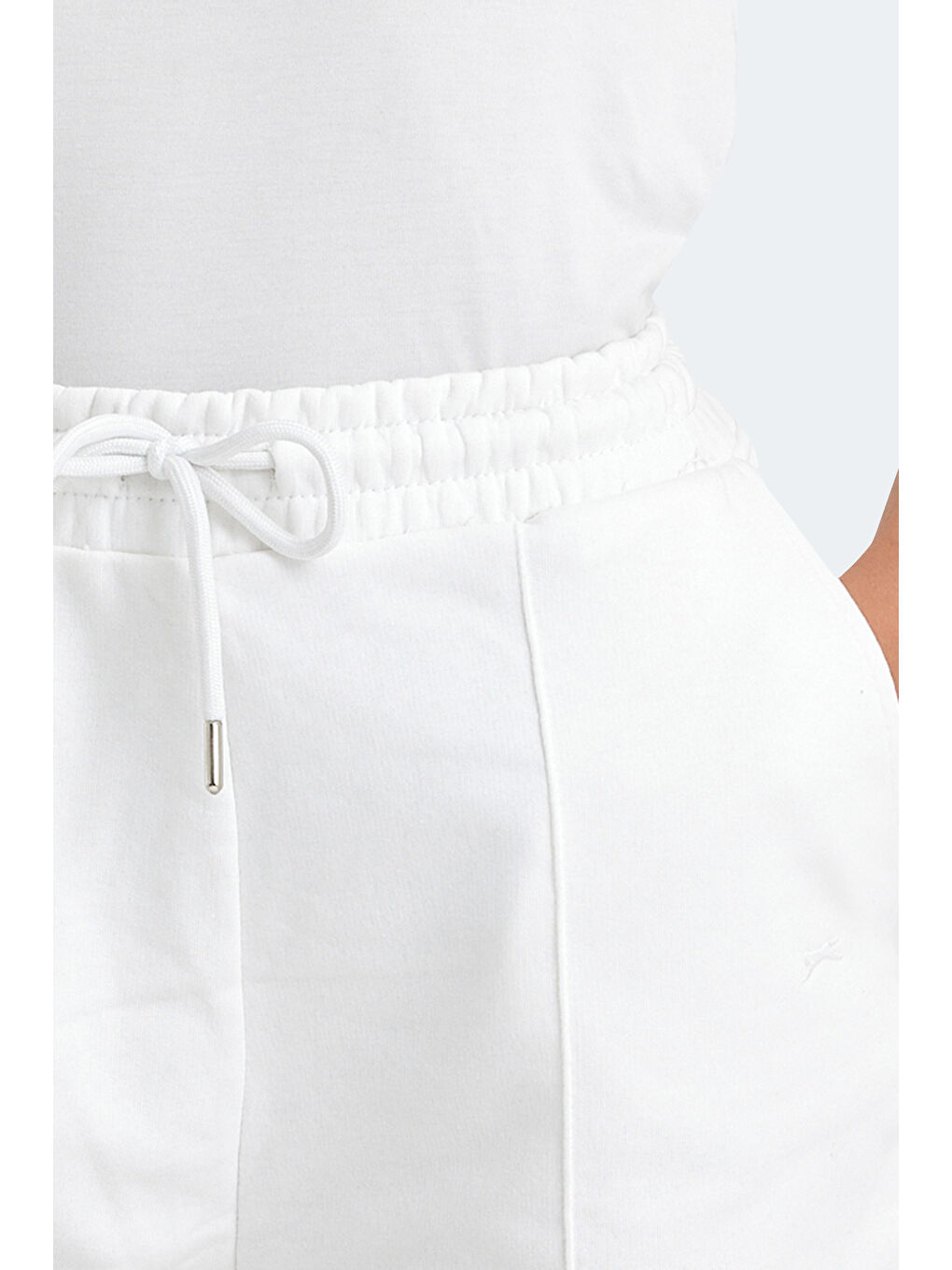 VIXI Kadın Cepli Ekru Şort-6