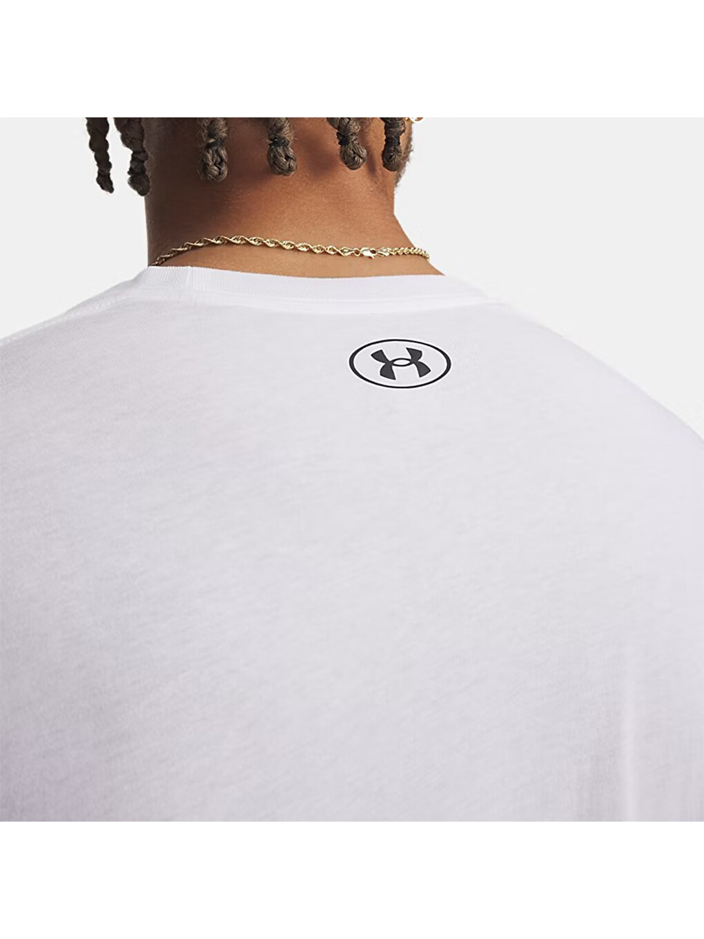 Sportstyle Left Chest Erkek Beyaz Uzun Kollu Tişört-2