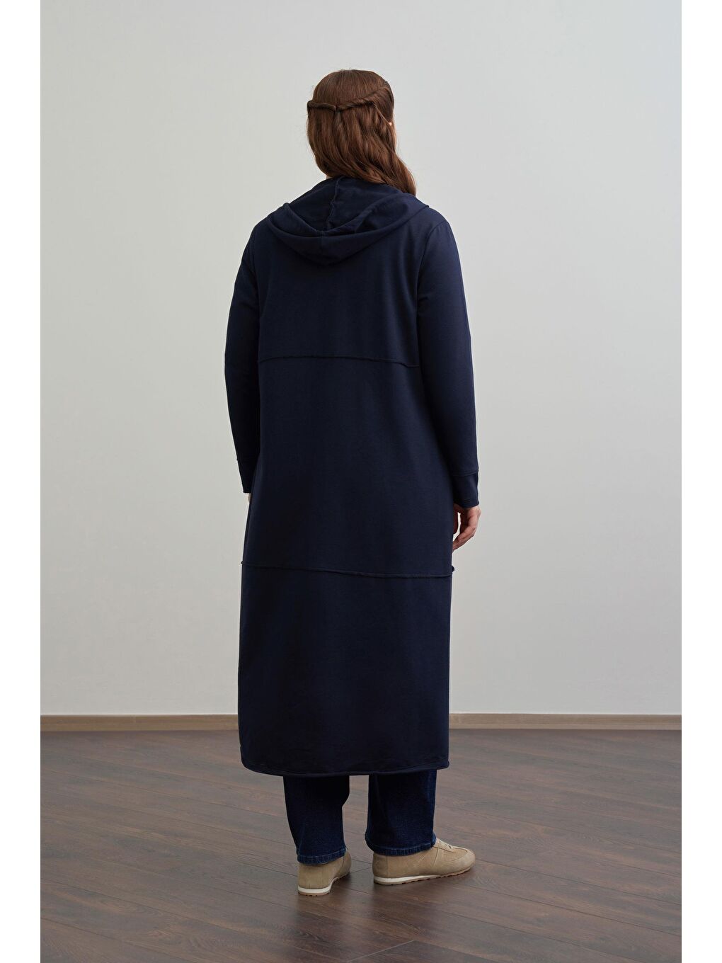 Lacivert-Büyük Beden Hırka-2