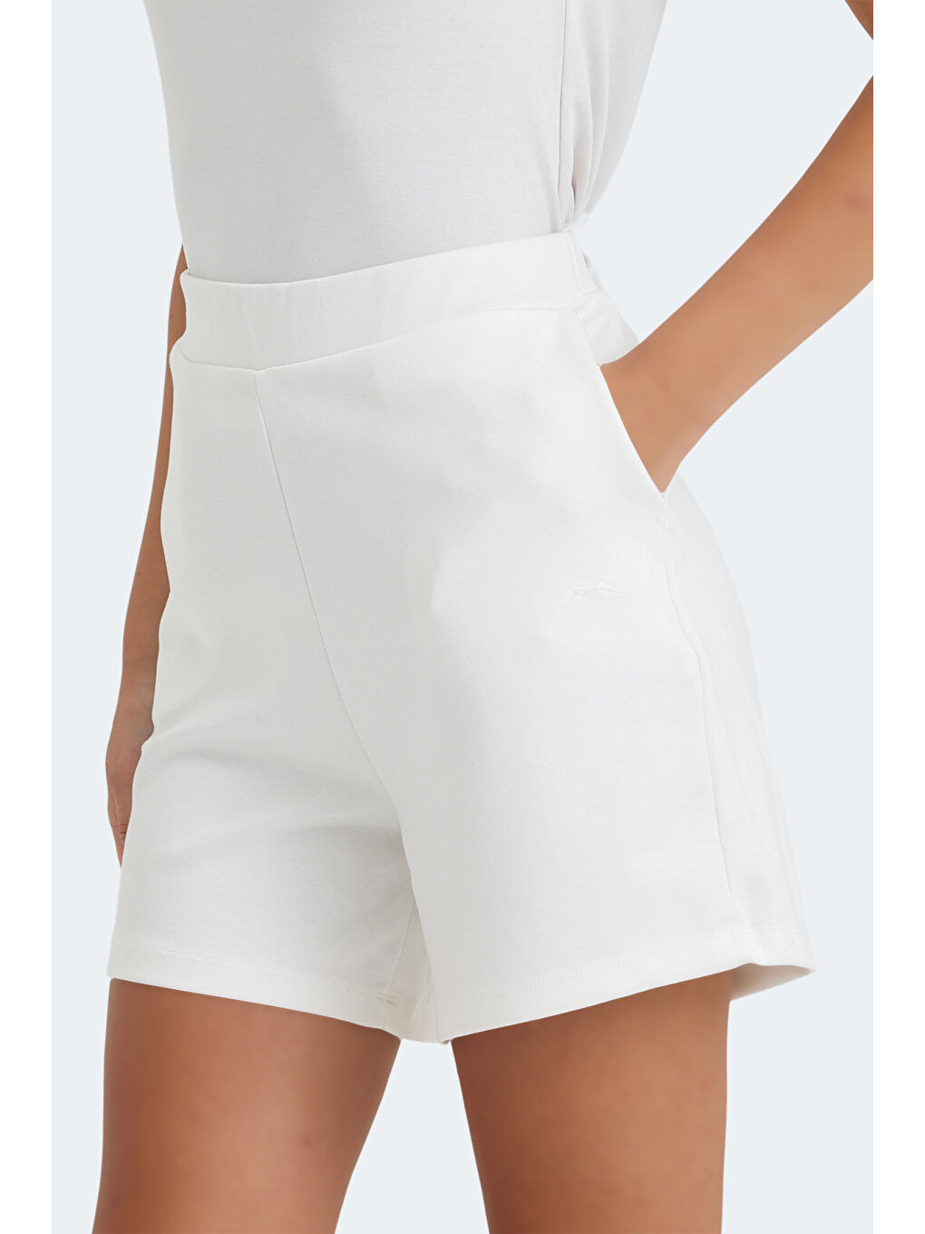 Kadın Şort Ekru-1
