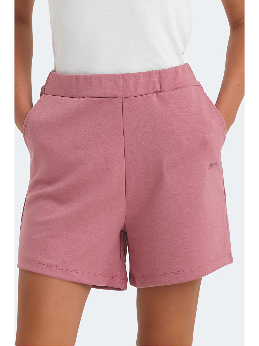 Pembe Kadın Şort Gül-5