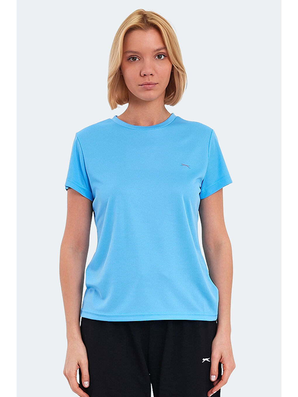 Kadın Tişört Açık Mavi-5