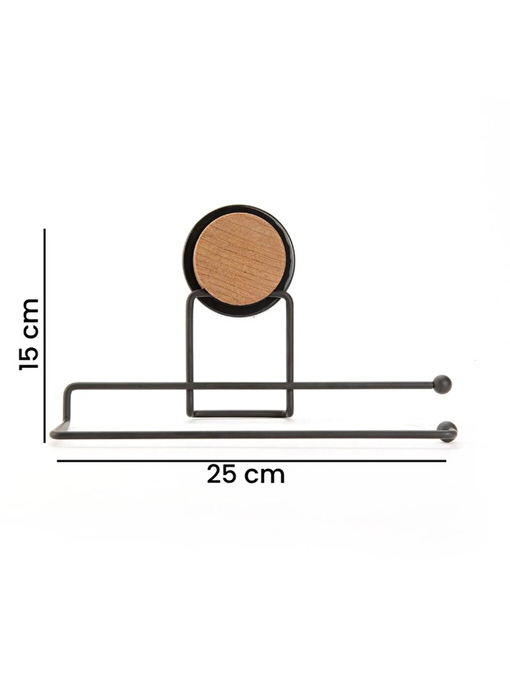 Kağıt Havluluk - Siyah - 25 Cm-4