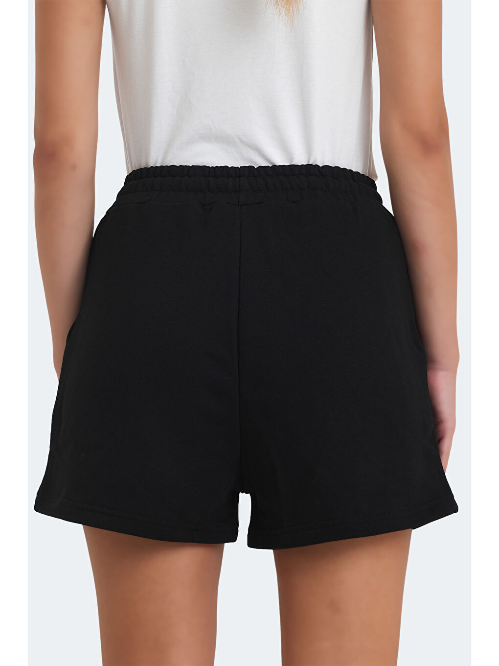 VIXI Kadın Cepli Siyah Şort-4