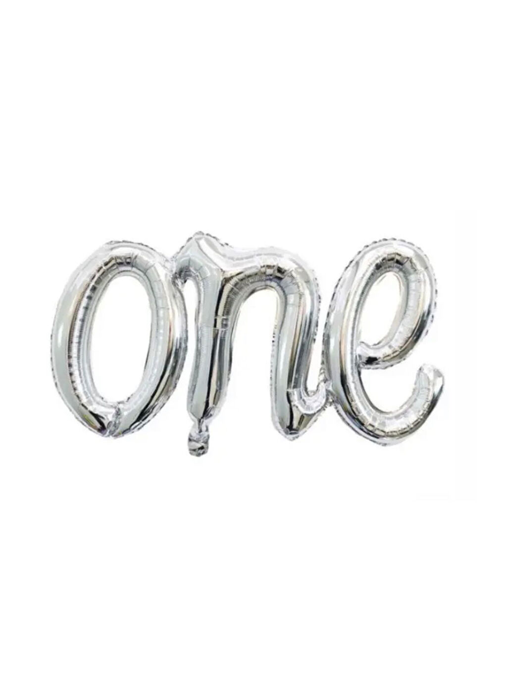 Gri Gümüş Folyo One Balon-1