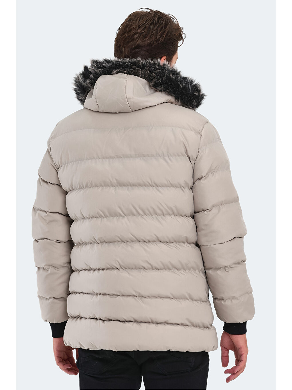 Bej HARDMAN IN Erkek  Kaban Taş Gri-1