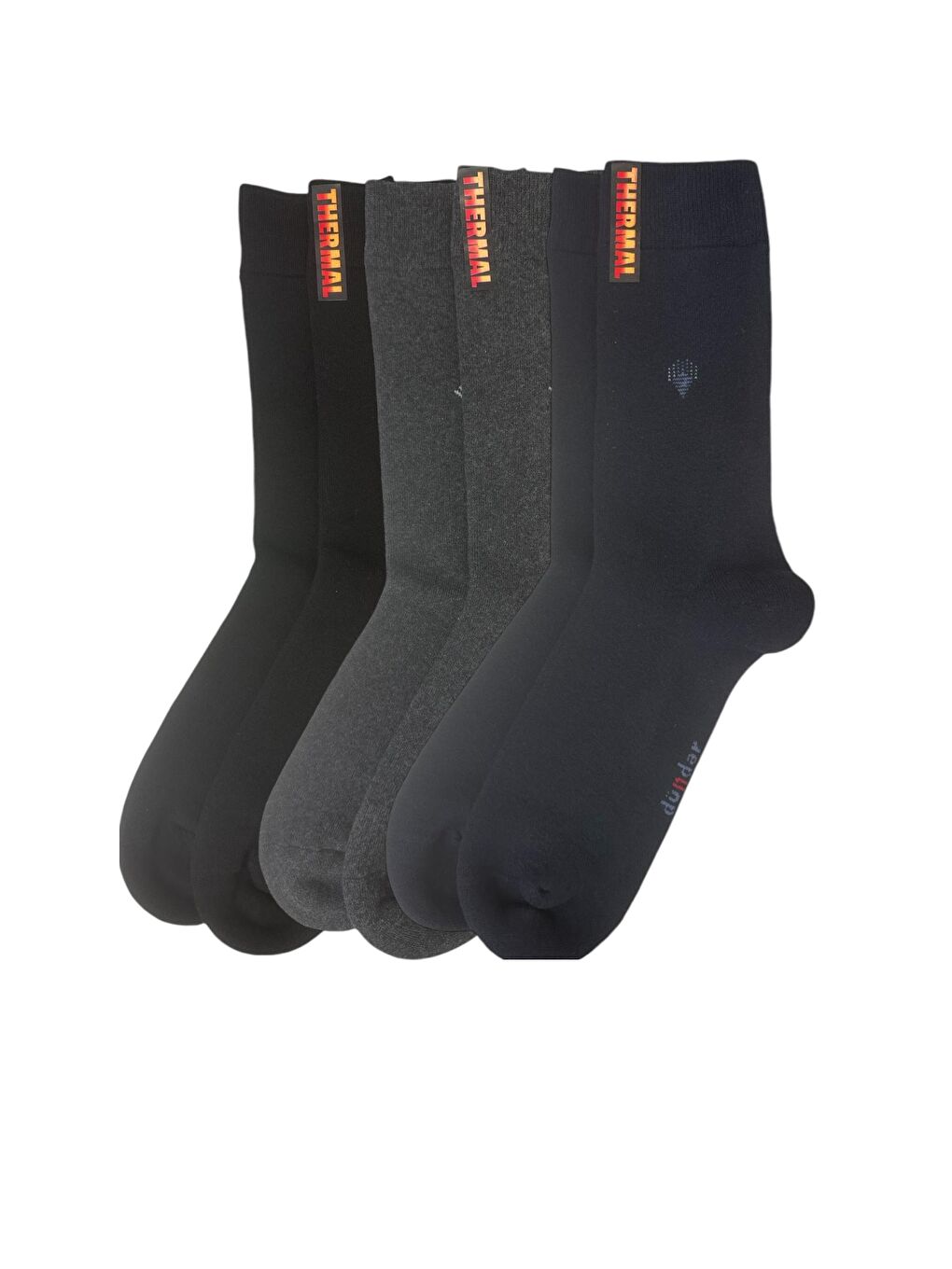 Karışık Asorti 6'lı Erkek Termal Soket Çorap-1