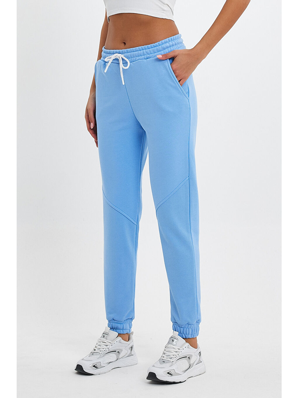 Mavi Kadın 3 İplik Kalın Rahat Kalıp Eşofman Altı spr24ea96-1