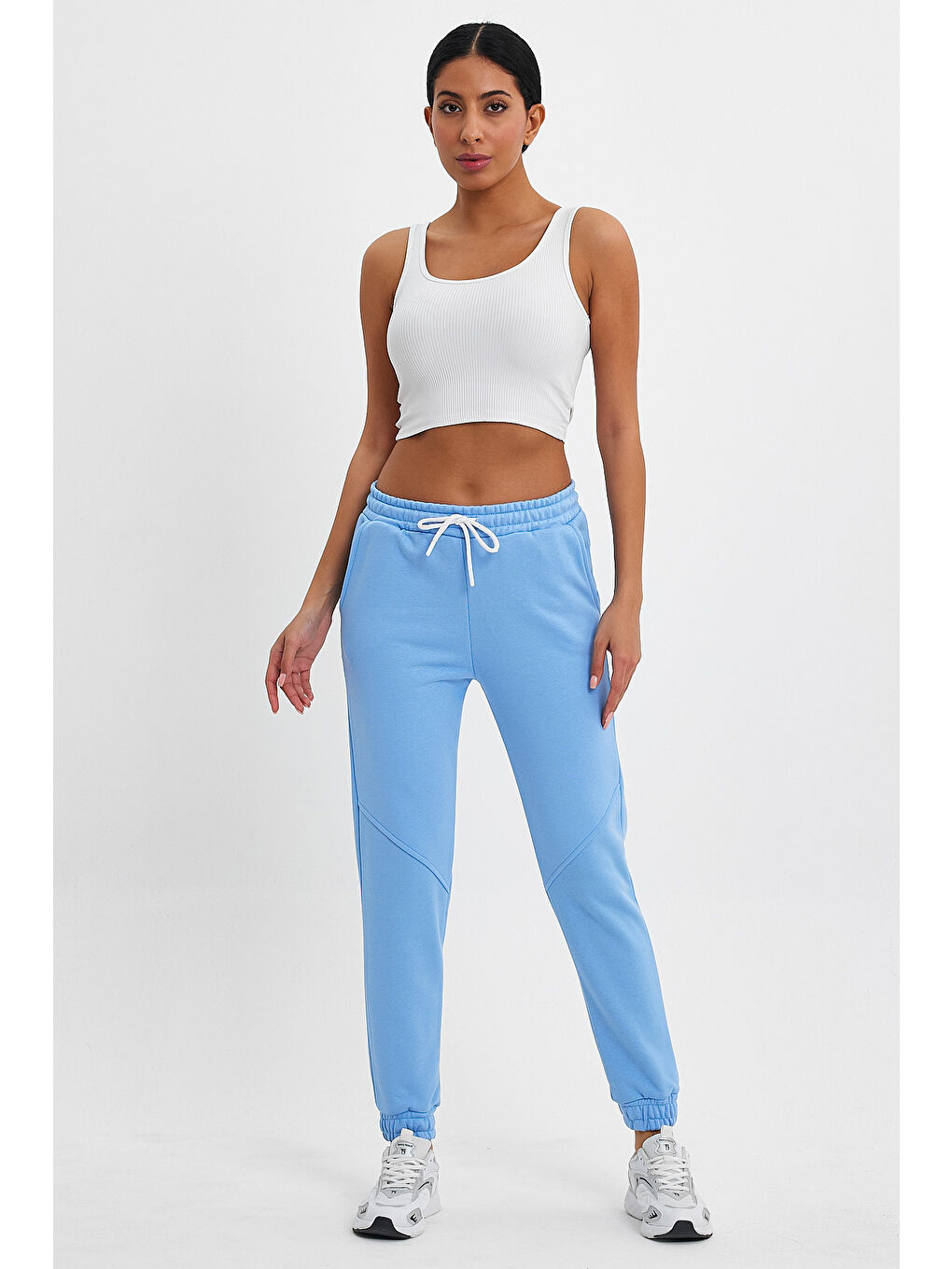 Mavi Kadın 3 İplik Kalın Rahat Kalıp Eşofman Altı spr24ea96-4