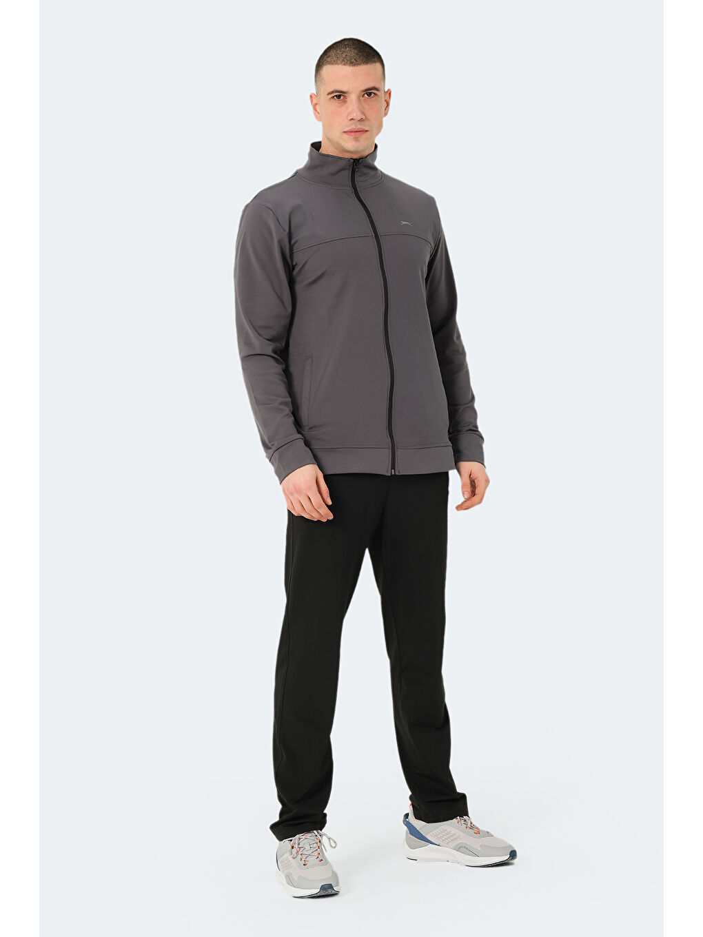 SLAZENGER Erkek Eşofman Takımı Koyu Gri - 5