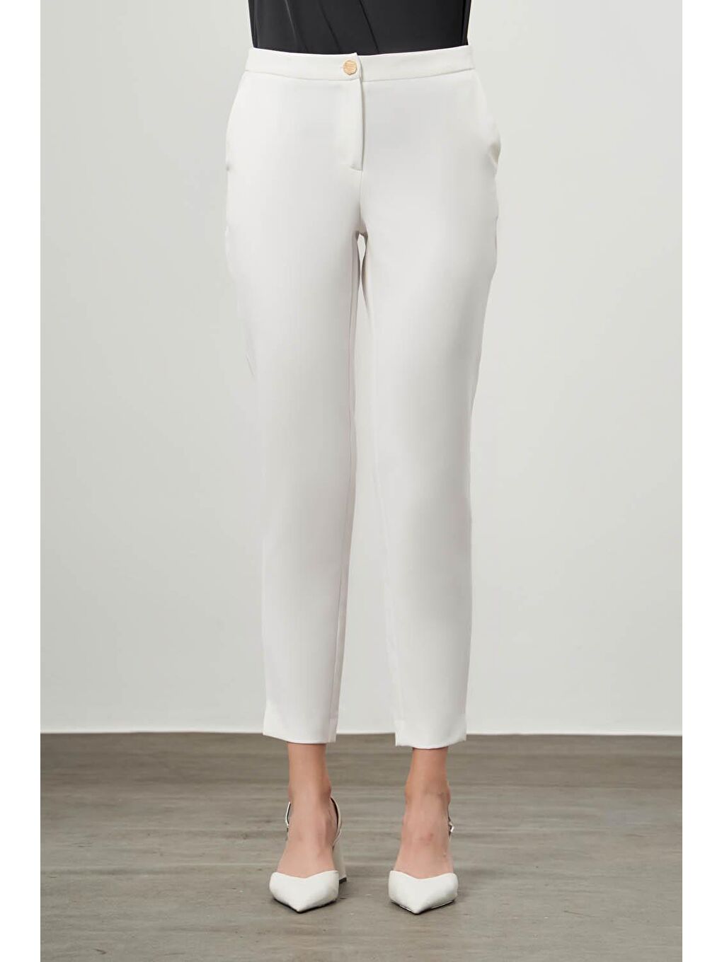 Klasik Bsc Ekru Pantolon