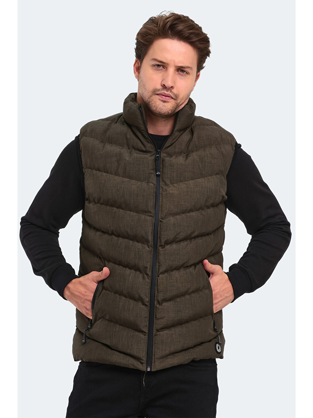 HERBERT Erkek Yelek Haki-5