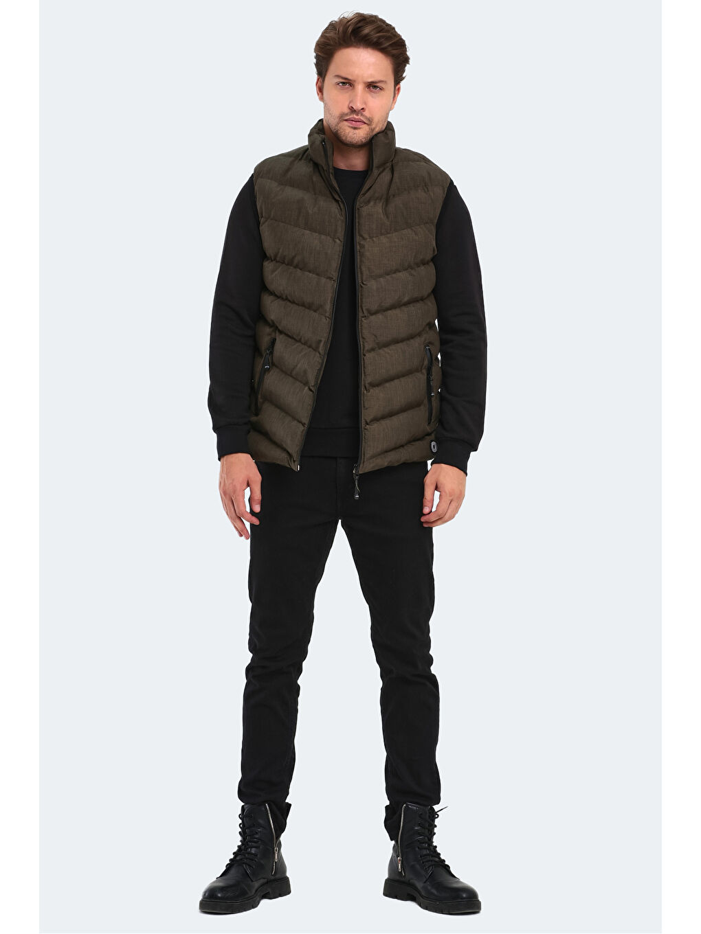 HERBERT Erkek Yelek Haki-6