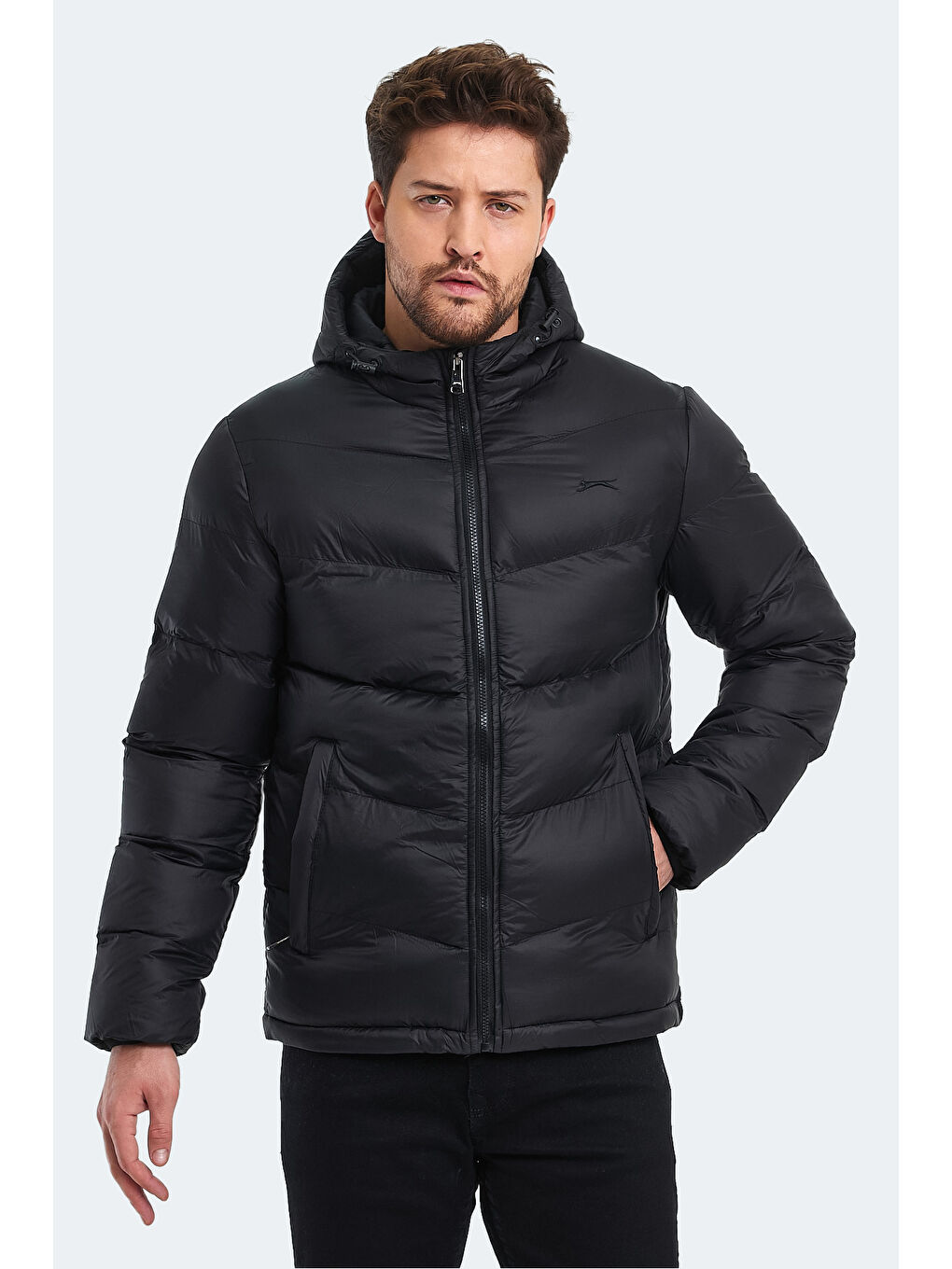 WORLD IN Erkek  Kaban Siyah