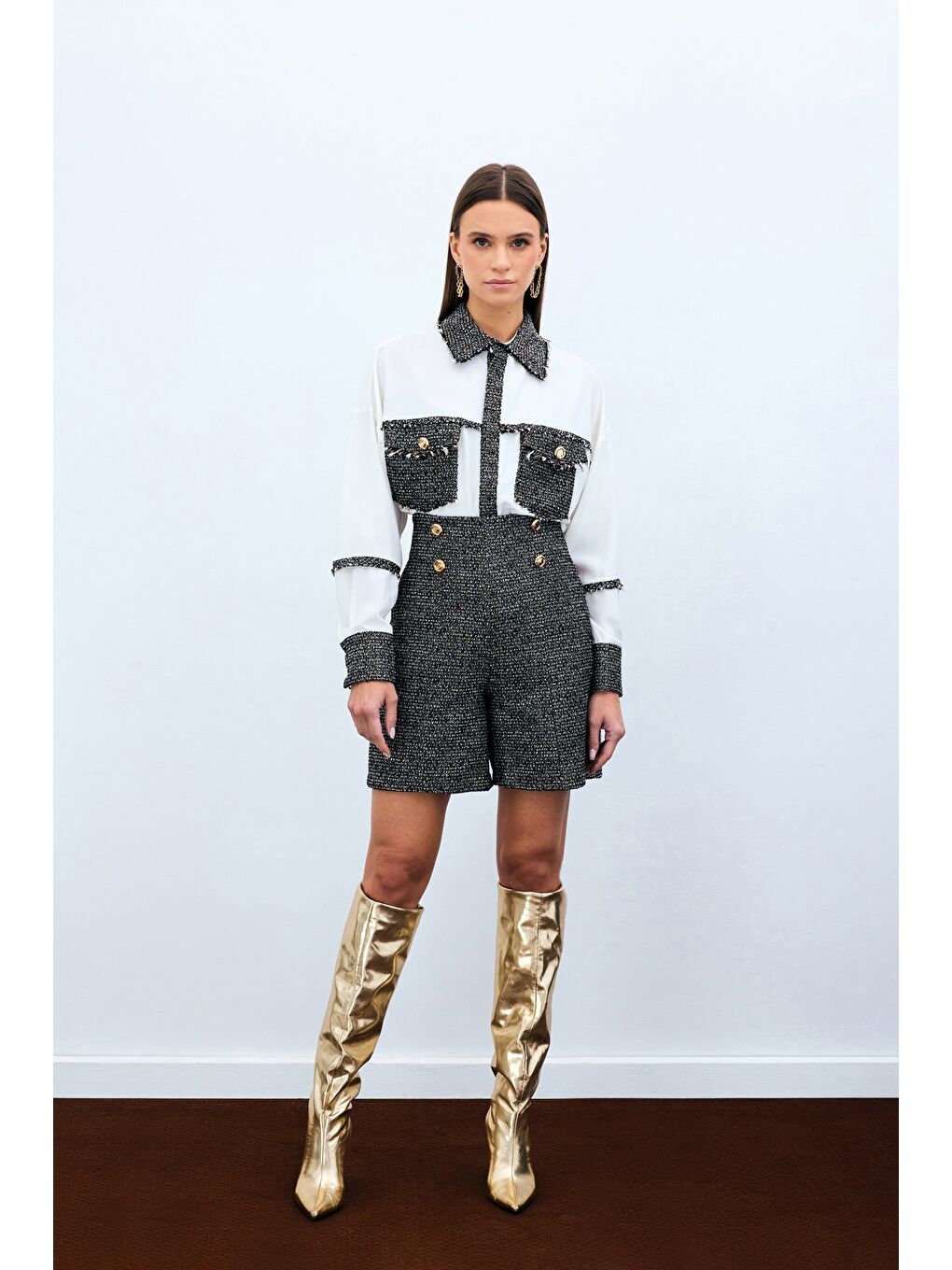 Kahverengi Cepli Tüvitli Gömlek - Kahve-1