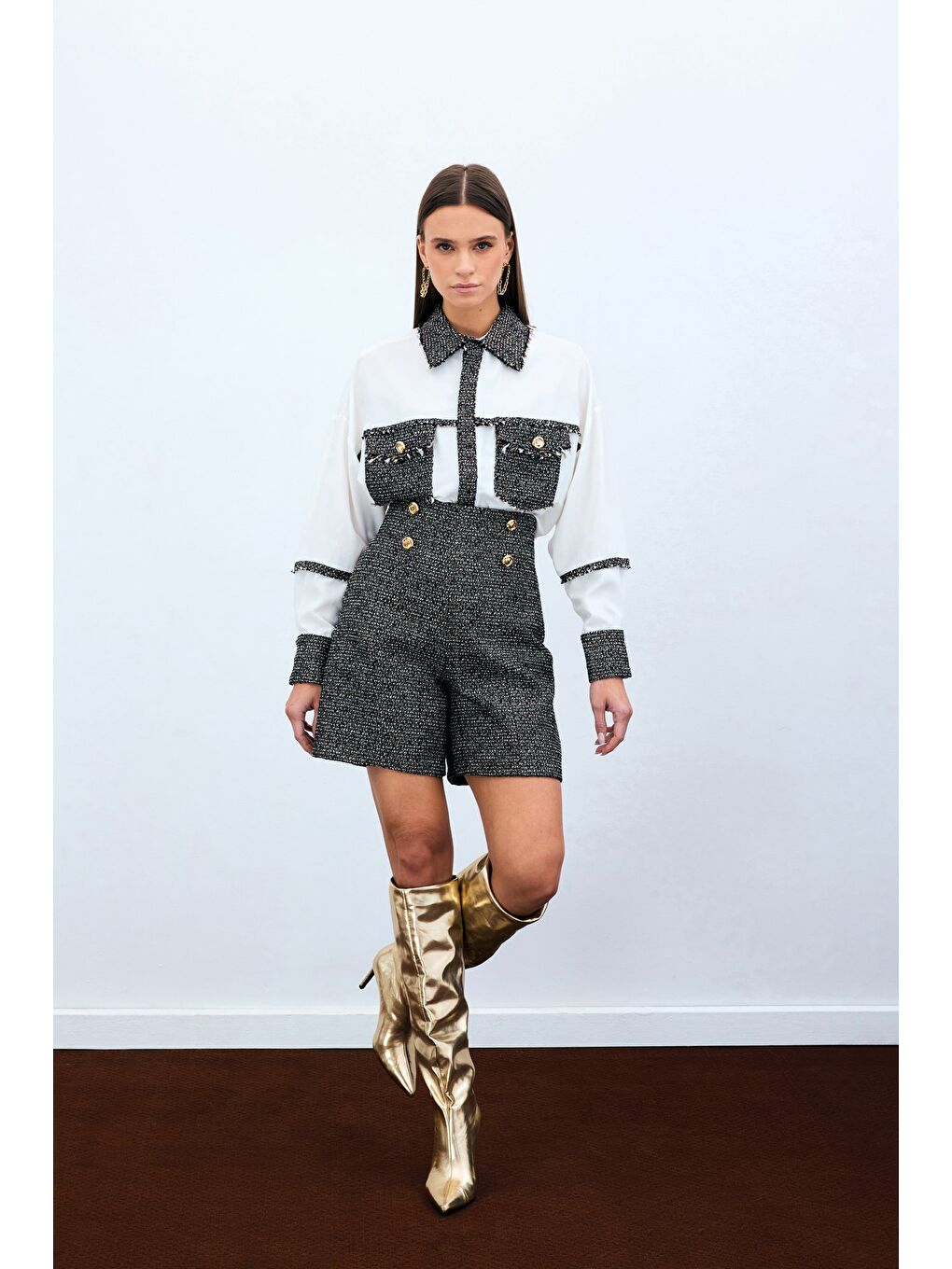 Kahverengi Cepli Tüvitli Gömlek - Kahve-2