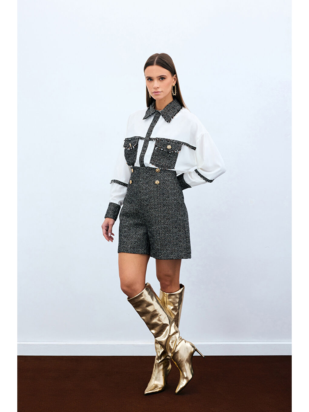 Kahverengi Cepli Tüvitli Gömlek - Kahve-3