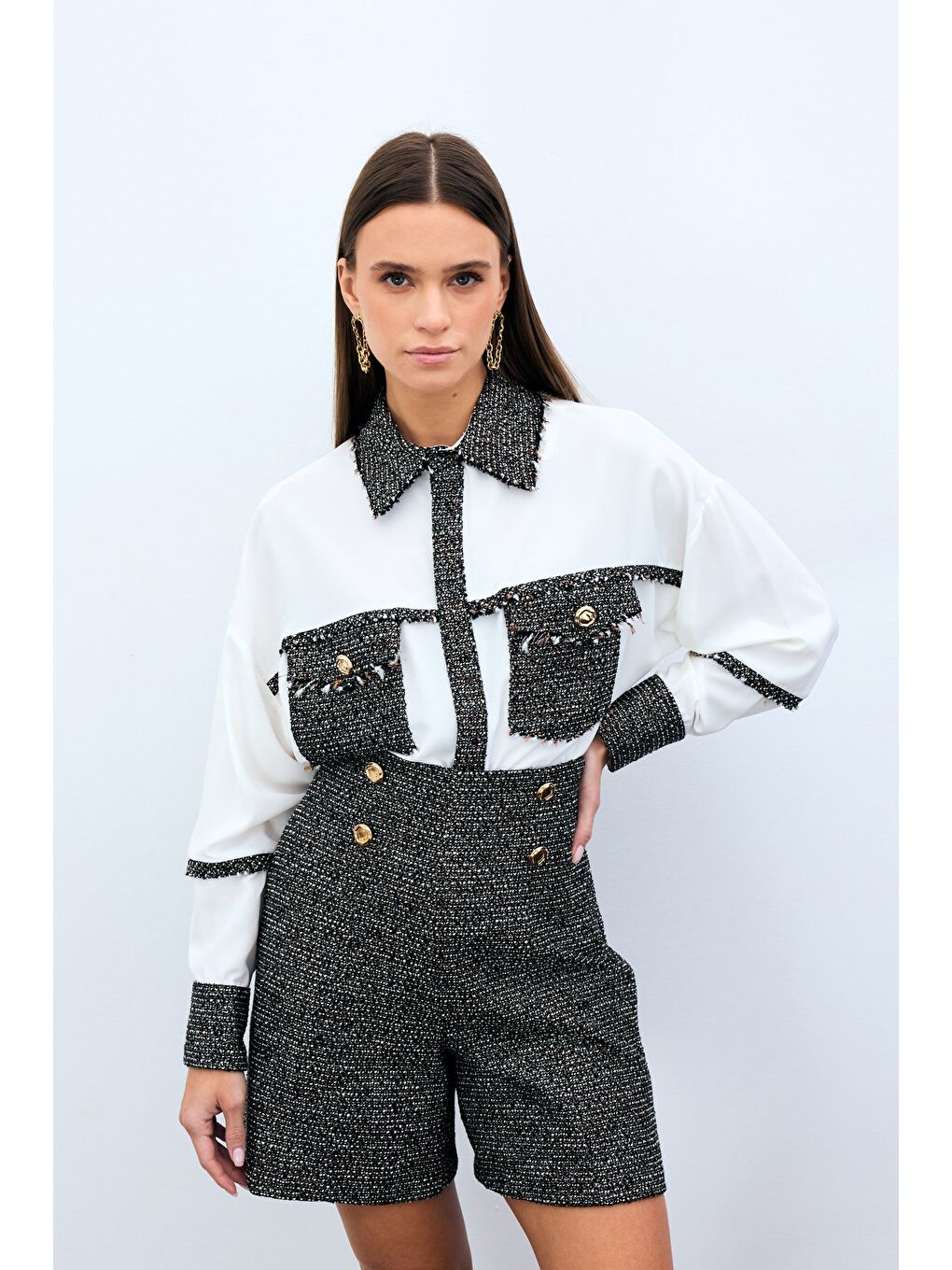 Kahverengi Cepli Tüvitli Gömlek - Kahve-4