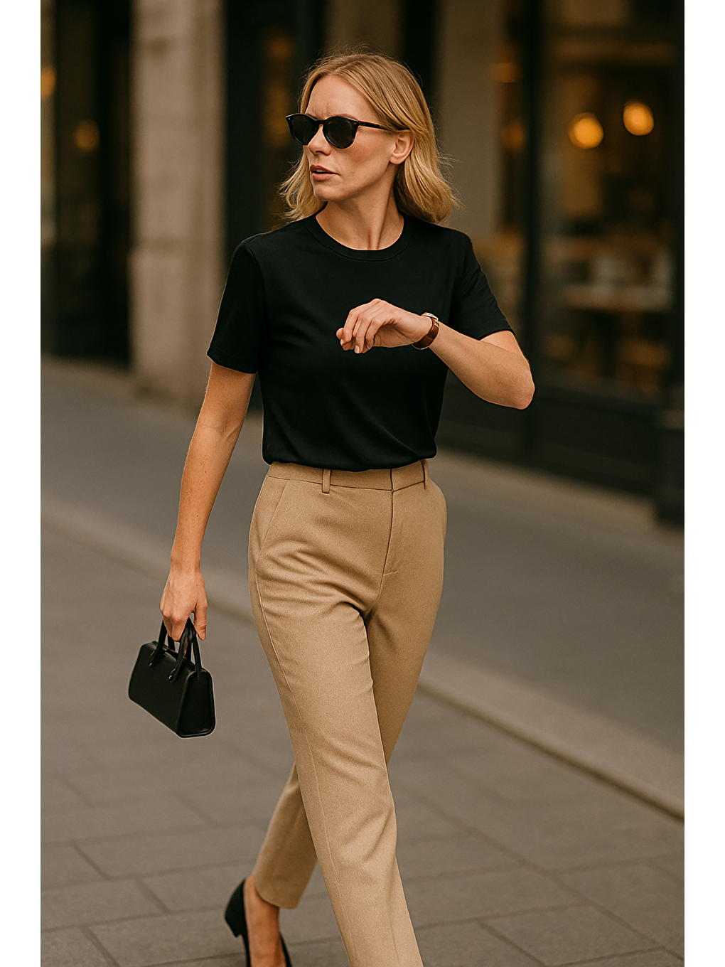 Siyah %100 Pamuk Vatkalı Oversize Kadın T-Shirt Mg2442-1