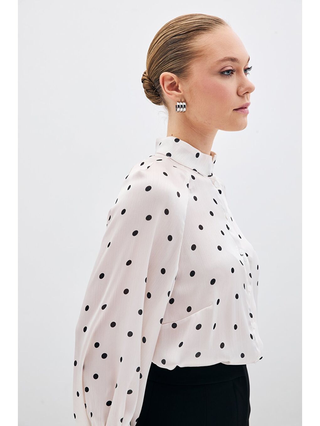 Hakim Yaka Gömlek - Siyah-3