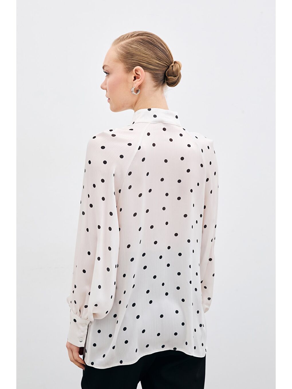 Hakim Yaka Gömlek - Siyah-6