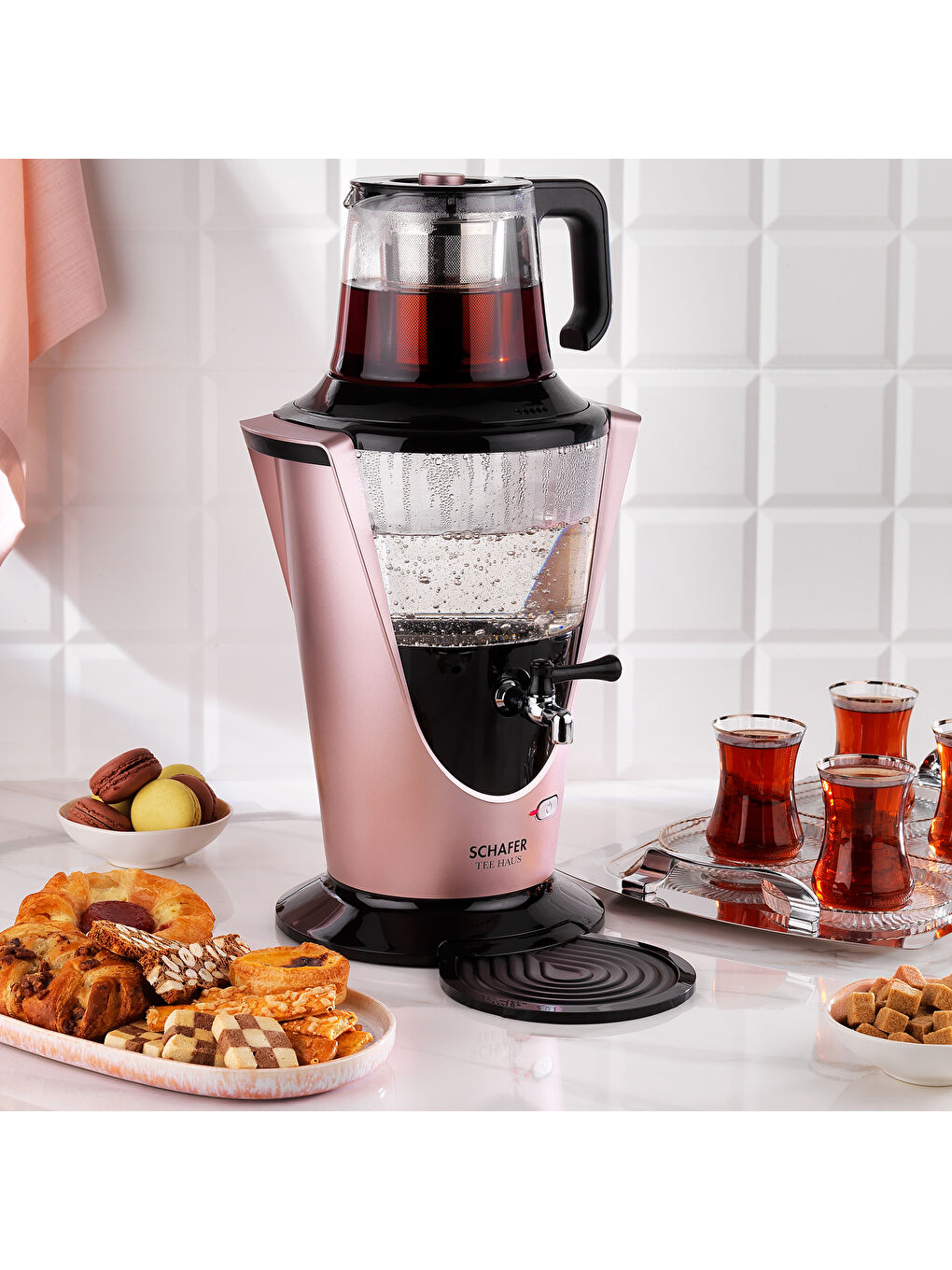 Tee Haus Yeni Nesil Elektrikli Cam Semaver