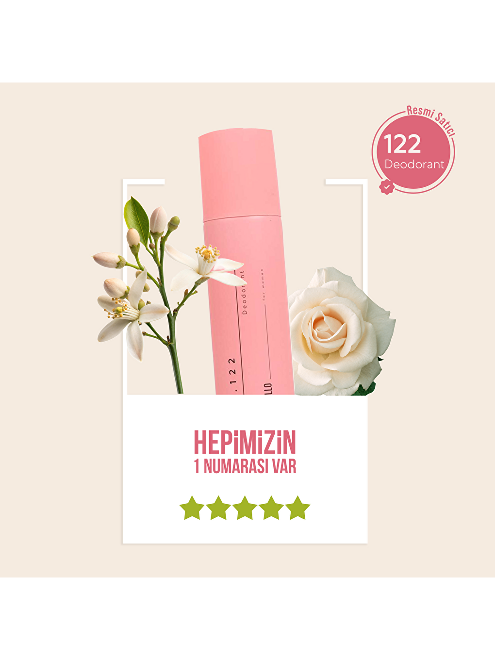 Kadın Deodorant - 150ml No:122-1