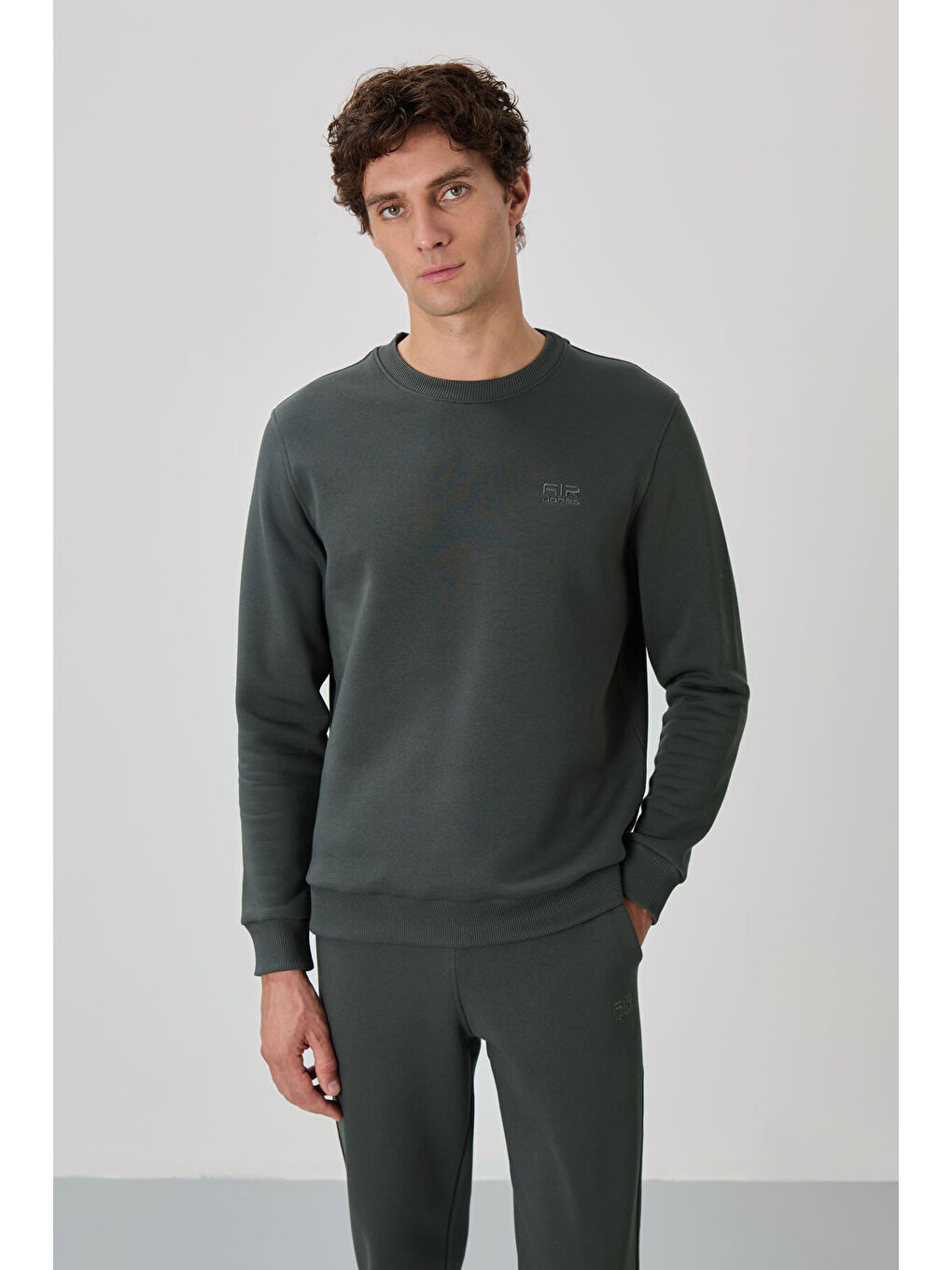 Andy Haki Şardonlu Erkek Eşofman Takım - 85190-1