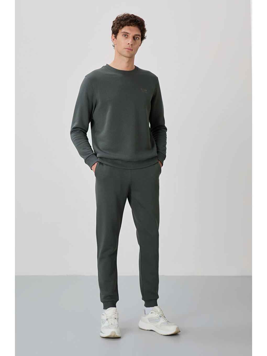 Andy Haki Şardonlu Erkek Eşofman Takım - 85190-3