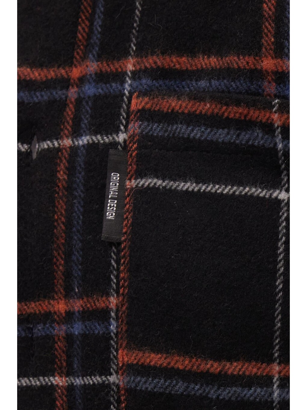 Karışık Erkek Slim Fit Dar Kesim Uzun Kollu Kareli Çift Cepli Kışlık Oduncu Gömlek-5