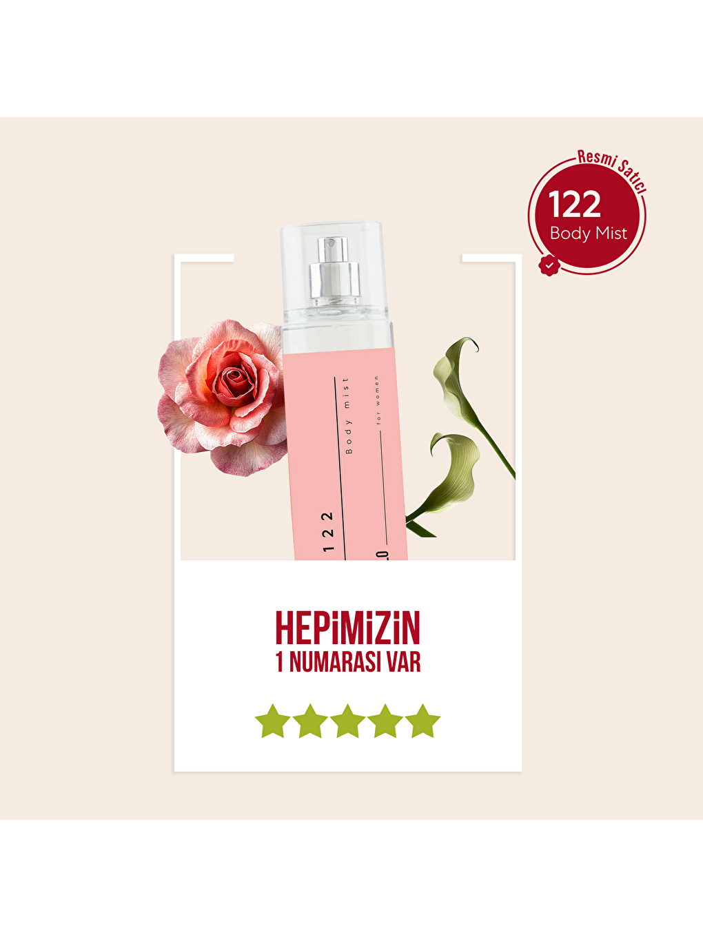 Kadın Fresh Vücut Spreyi 210ml No:122-1