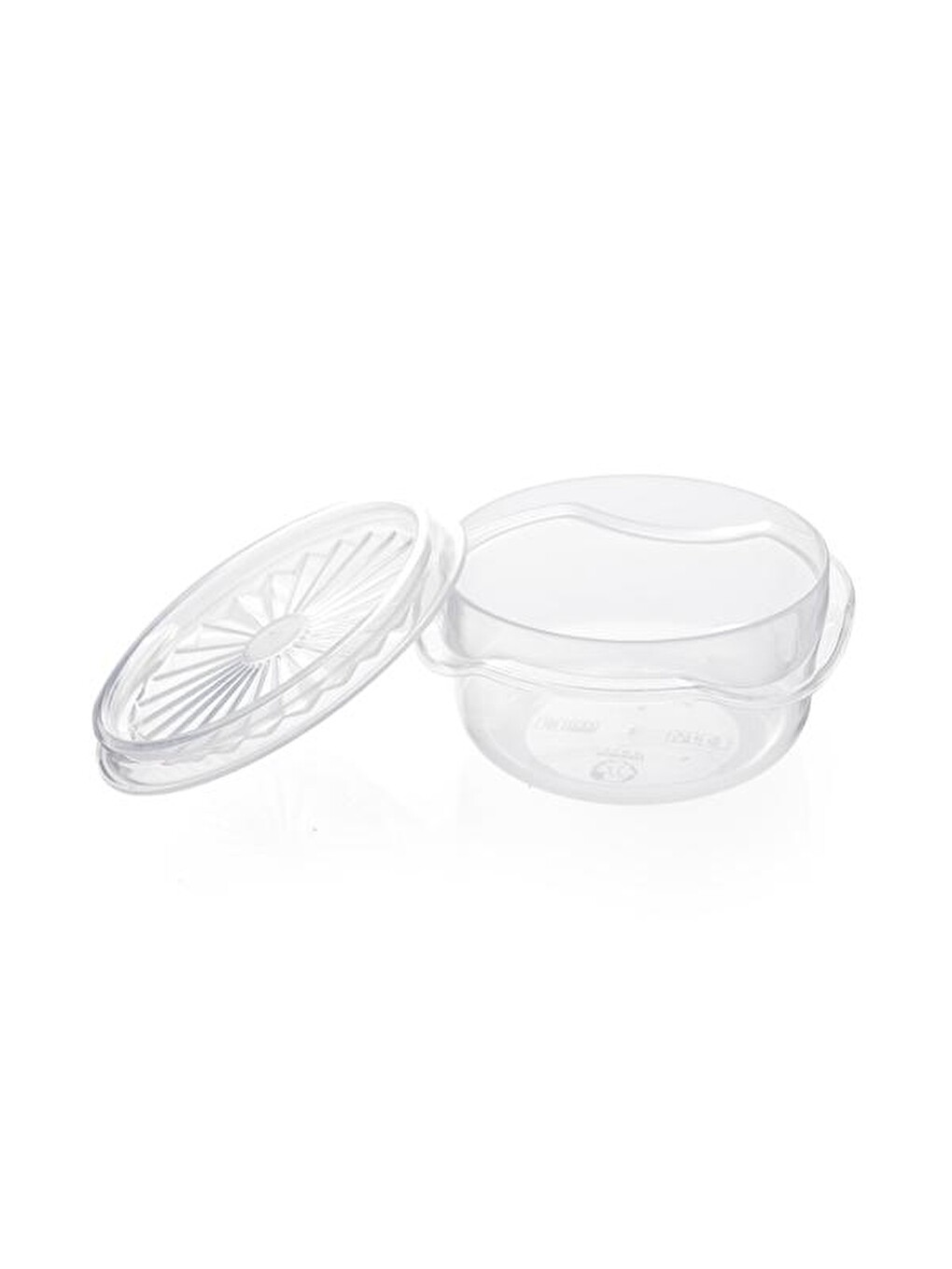 Renksiz 3'lü Sarımsak Limon Saklama Kabı - Şeffaf - 100 Ml-2