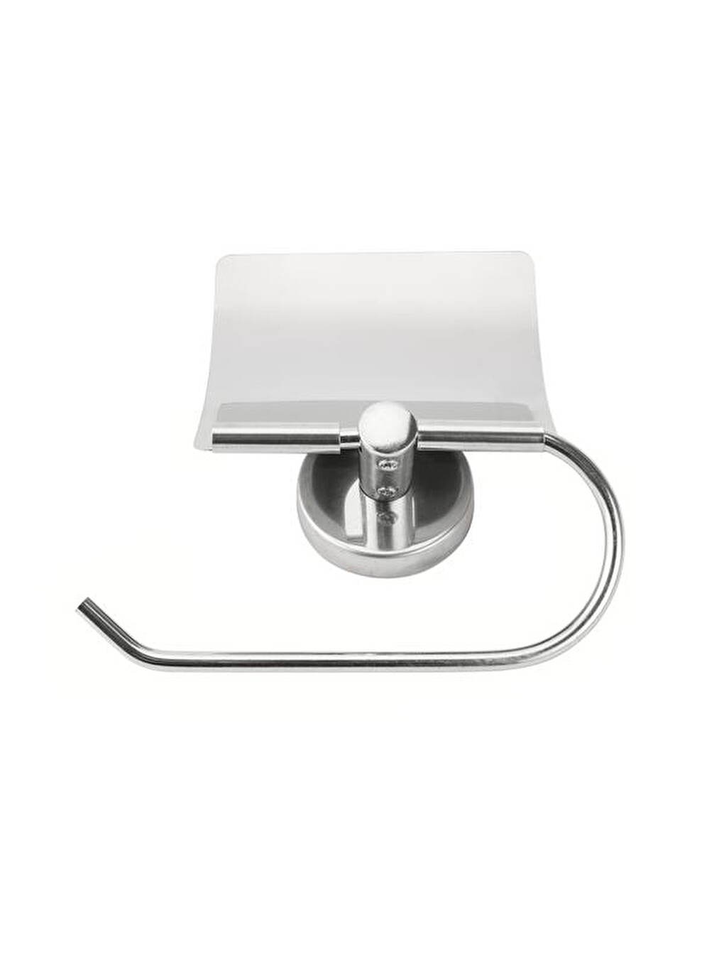 Gri Geniş Kapaklı Kağıtlık - Krom - 13x5x12,3 Cm-2